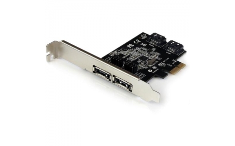 ＳＴＡＲＴＥＣＨ．ＣＯＭ社  PEXESAT322I  スターテック　ＰＣＩ　Ｅｘｐｒｅｓｓカード／ｘ１／２ｘ　ＳＡＴＡ　３．０増設／内部・外部ポート選択可／ポートマルチプライヤ対応