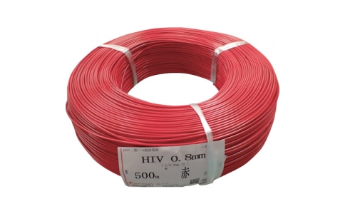 （株）ＫＨＤ  HIV1.0MM-01-500M  ＫＨＤ　ＨＩＶ１．０　赤　５００ｍ