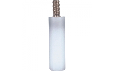 テイシン電機（株）  SJB-5100  テイシン　絶縁ＰＯＭスペーサーＳＪＢ－Ｍ５　オス－メス　ネジ径Ｍ５　全長１００