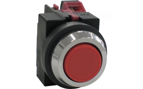 ＩＤＥＣ（株）  ABS101N  ＩＤＥＣ　平形押しボタンスイッチ　Ｂ、Ｇ、Ｒ　３色付属