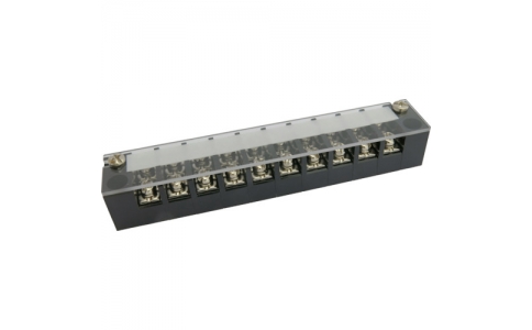 サトーパーツ（株）  ML-1-10P  サトーパーツ　中継用２列型端子台　ＭＬ－１シリーズ　３００Ｖ－１５Ａ　極数１０