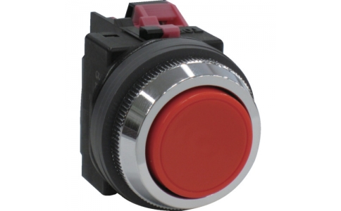 ＩＤＥＣ（株）  ABN101R  ＩＤＥＣ　Φ３０丸平形押しボタンスイッチ