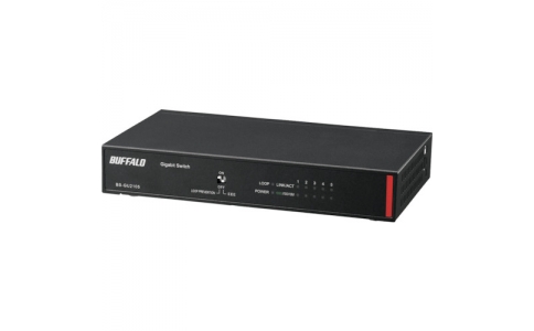 （株）バッファロー  BS-GU2105  バッファロー　法人向け　Ｇｉｇａ対応　Ｌａｙｅｒ２　アンマネージスイッチ　５ポート