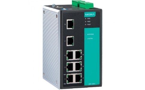 アイ・ビー・エス・ジャパン（株）  EDS-505A  ＭＯＸＡ　ＥＤＳ－５０５Ａ　産業用アンマネージドイーサネットスイッチ
