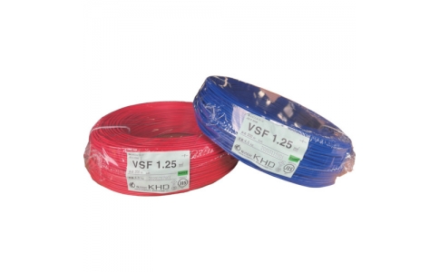 （株）ＫＨＤ  VSF1.25SQ-02-200M  ＫＨＤ　ＶＳＦ１．２５　青　２００ｍ