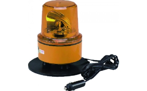 ユニット（株）  883-07  ユニット　車載用中型パワーＬＥＤ回転灯黄マグネット　ＤＣ１２Ｖ