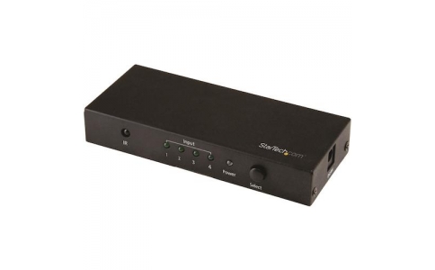 ＳＴＡＲＴＥＣＨ．ＣＯＭ社  VS421HD20  スターテック　ビデオスイッチャー／ＨＤＭＩ／４入力１出力／４Ｋ６０Ｈｚ／７．１ｃｈオーディオ