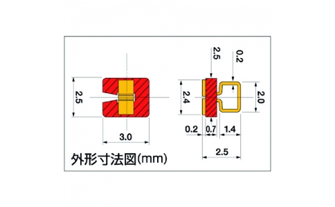 サンハヤト（株）  SHK5G(DAIDAI)  サンハヤト　表面実装型カラーチェック端子