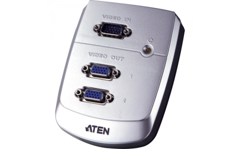 ＡＴＥＮジャパン（株）  VS82  ＡＴＥＮ　ビデオ分配器　ＶＧＡ　／　１入力　／　２出力