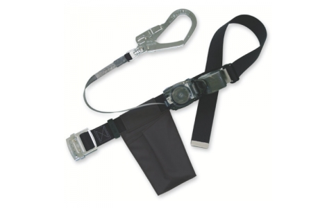 藤井電工（株）  RN-599K-BLK-BP  ツヨロン　リトラ安全帯　黒色　回転フック付