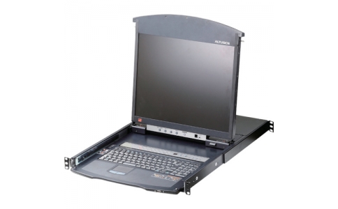 ＡＴＥＮジャパン（株）  KL1516AIMJJL  ＡＴＥＮ　Ｏｖｅｒ　ＩＰ　ＫＶＭドロワー　１６ポート／１７インチＬＣＤ／Ｃａｔ５／デュアルスライド／ロングレール