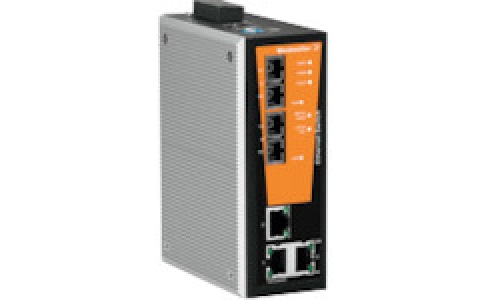 日本ワイドミュラー（株）  1504330000  ワイドミュラー　ワイドミュラー　ＩＥ－ＳＷ　産業用スイッチングＨＵＢ　５ポート　マネージドスイッチ　ＲＪ４５（×３）　ＳＣシングルモード（×２）