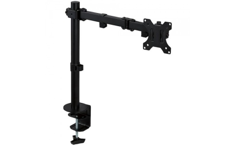 エレコム（株）  DPA-SL03BK  エレコム　モニターアーム　ディスプレイアーム　シングルアーム　ロング　ブラック