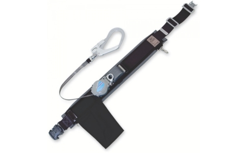 藤井電工（株）  TRL-OT593K-BLK-SUP-BP  ツヨロン　２ＷＡＹリトラ安全帯　黒色　軽量型　ワンタッチバックル付　回転フック付