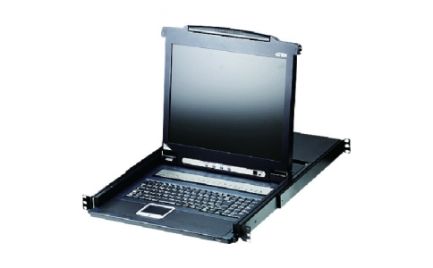 ＡＴＥＮジャパン（株）  CL1008MJJL  ＡＴＥＮ　ＫＶＭドロワー　８ポート／１７インチＬＣＤ一体型／ロングレール