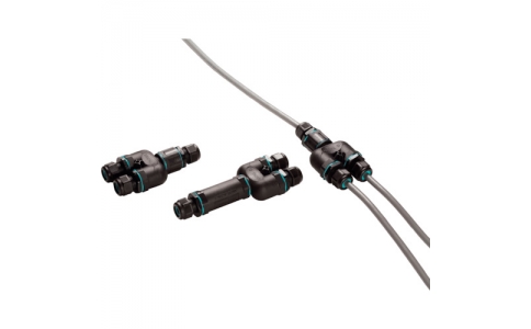 （株）タカチ電機工業  THB399Y-N  タカチ　分岐Ｙ型防水中継コネクタ