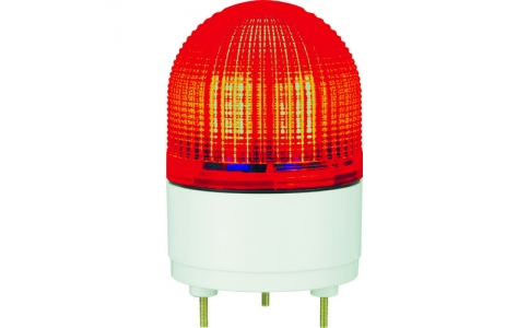 （株）パトライト  KHE-24-R  パトライト　ＫＨＥ型　ＬＥＤ表示灯　Φ１００　点滅・流動・ストロボ発光　赤
