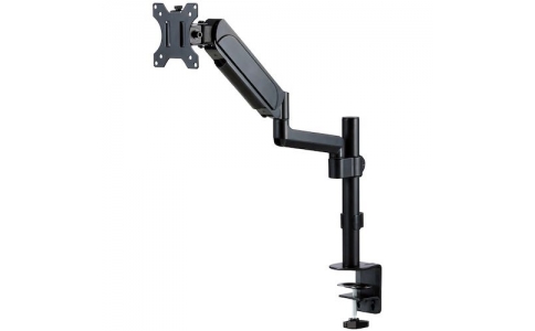 エレコム（株）  DPA-SL06BK  エレコム　モニターアーム　ディスプレイアーム　シングルアーム　ロング　スプリング式　支柱　ブラック