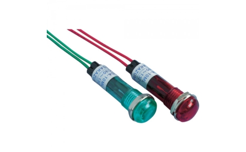 （株）坂詰製作所  DA-10ML-AC100V-R  サカズメ　超高輝度ＬＥＤ表示灯（ＡＣ１００Ｖ用電源