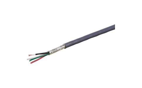 オーナンバ（株）  ONB 2X0.3SQ-100  オーナンバ　編組シールド付き軽装用ケーブル　１００ｍ