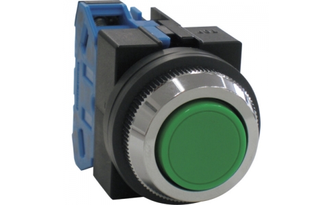 ＩＤＥＣ（株）  ABS110N  ＩＤＥＣ　平形押しボタンスイッチ　Ｂ、Ｇ、Ｒ　３色付属