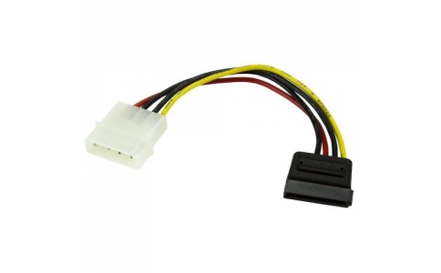 ＳＴＡＲＴＥＣＨ．ＣＯＭ社  SATAPOWADAP  スターテック　ＰＣ電源ケーブル／ＬＰ４　－　ＳＡＴＡ変換／１５ｃｍ／４－１５ピン／オス・メス