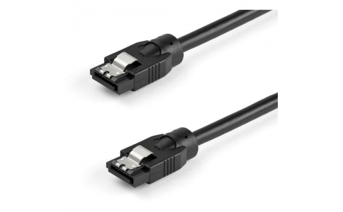 ＳＴＡＲＴＥＣＨ．ＣＯＭ社  SATRD30CM  スターテック　ドライブケーブル／ＳＡＴＡ／３０ｃｍ／ラッチ付き／丸型／ブラック