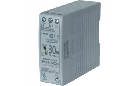 ＩＤＥＣ（株）  PS5R-SC24  ＩＤＥＣ　ＰＳ５Ｒ－Ｓ形スイッチングパワーサプライ（薄形ＤＩＮレール取付電源）