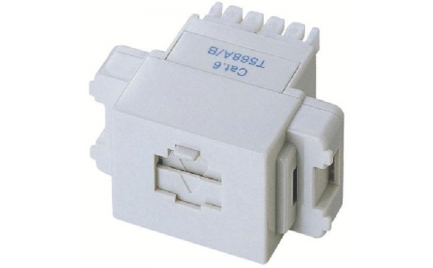 エレコム（株）  LD-6JMJ  エレコム　ＣＡＴ６対応ＪＩＳ規格対応フェースプレート用モジュラジャック