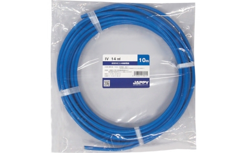 因幡電機産業（株）  IV  14 SQ BL 10M JP  ＪＡＰＰＹ　ビニル絶縁電線