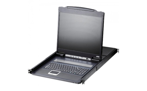 ＡＴＥＮジャパン（株）  CL1316NJJS  ＡＴＥＮ　ＫＶＭドロワ－　１６ポート／１９インチＬＣＤ一体型／ショートレール