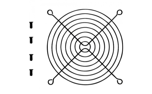 （株）オウルテック  OWL-FANGUARD12-2P  オウルテック　１２ｃｍ角ファン用ファンガード　２個入り