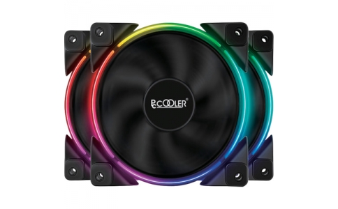 （株）オウルテック  CORONA FRGB 3IN1  オウルテック　ＰＣ　ＣＯＯＬＥＲブランド　リング状ＡＲＧＢファン　３個セット　ＡＲＧＢ対応　ＰＣケースファン　ＣＯＲＯＮＡ　ＦＲＧＢ　３ｉｎ１　【単位：セット】