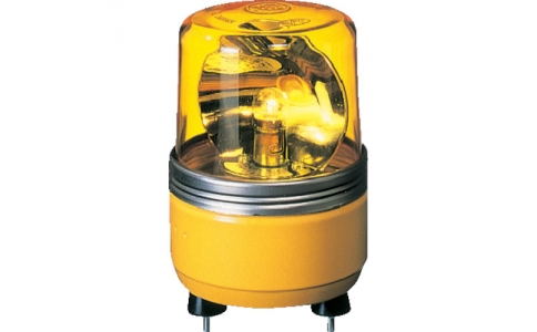 （株）パトライト  SKH-24EA（Y）  パトライト　ＳＫＨ－ＥＡ型　小型回転灯　Φ１００　色：黄　黄