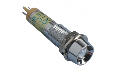 （株）坂詰製作所  DO-7HJT-DC24V-G  サカズメ　メタルフレーム形ＬＥＤ表示灯　ＤＯ－７ＨＪＴ　ＤＣ２４Ｖ　緑　φ７