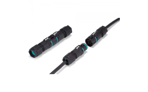 （株）タカチ電機工業  THB389-4P  タカチ　ワンタッチ接続式防水コネクタ　ＴＨＢ３８９シリーズ