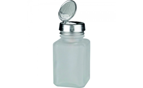 ＤＥＳＣＯ　ＪＡＰＡＮ（株）  35361  ＤＥＳＣＯ　ディスペンサー　ＯＮＥ－ＴＯＵＣＨ　角型ガラスボトル　白　１２０ｃｃ