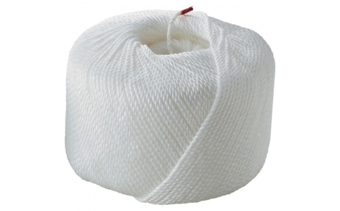 （株）日本緑十字社  283006  緑十字　ケーブル用呼び線（通線紐）　白　ロープ４Ｎ　４ｍｍΦ×４００ｍ　ポリプロピレン