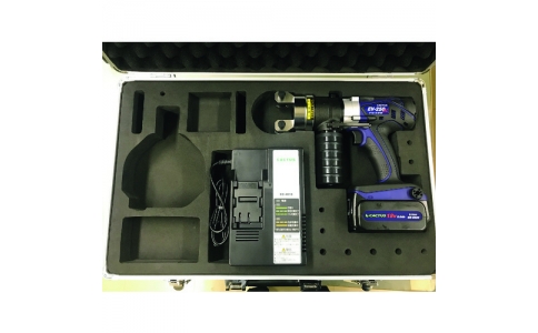 （株）カクタス  EV-250DL-0  カクタス　コードレス電動油圧式圧着工具（ダイスなしセット）