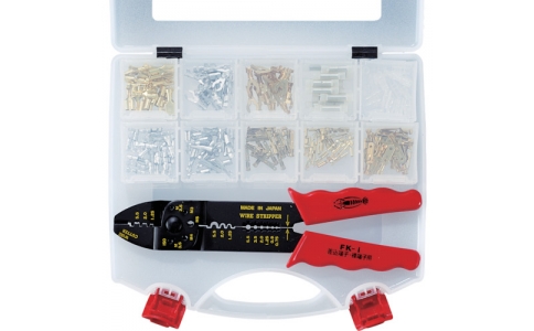 （株）ロブテックス  T115  エビ　電装圧着工具ターミナルキット１５点入