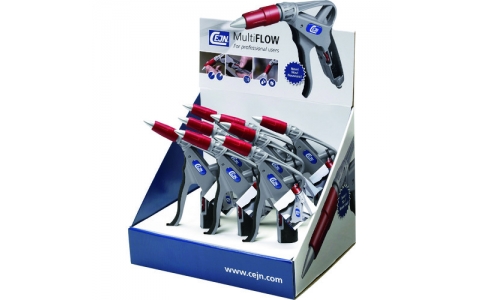 セインジャパン（株）  11-210-9981  セイン　シリーズ２１０　マルチフロー　エア・フルードガン　１１－２１０－０４５０　８本入りディスプレイ