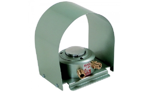 室本鉄工（株）  FB70S  ナイル　三方口フットバルブ（安全カバー付）