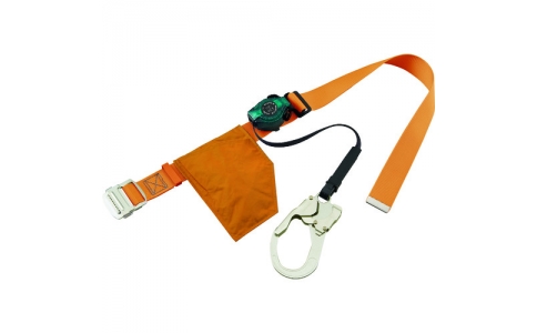 サンコー（株）  R507-YL  タイタン　ＲＩＣＯＲＯ－Ｎ　ロック装置付巻取器式胴ベルト　イエロー