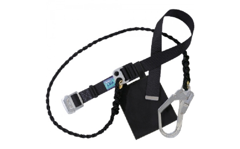 藤井電工（株）  LSA-90CB16-BLK-L-BP  ツヨロン　黒一番シリーズ　ＬＳＡ安全帯　黒色　Ｌ寸　φ１６クロスロープ付