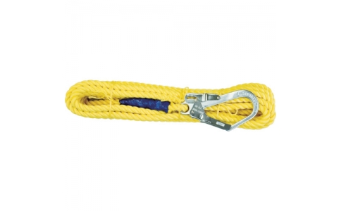 藤井電工（株）  L-10-TP-BX  ツヨロン　昇降移動用親綱ロープ　１０メートル