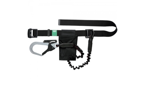 （株）基陽  AWK-K  ＫＨ　ジャバラ安全帯　タフアルミ　黒緋－黒