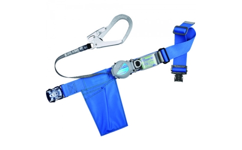 藤井電工（株）  TB-TRL-OT593-BL4-M-BP  ツヨロン　胴ベルト型墜落制止用器具　ツーウェイリトラ　軽量ワンタッチ型　青　Ｍサイズ