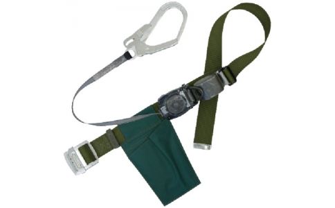 藤井電工（株）  RN-590-OD-L-BP  ツヨロン　リトラ安全帯　深緑色　Ｌ寸