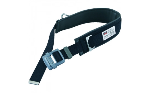 トラスコ中山（株）  TFC-110A-BK  ＴＲＵＳＣＯ　ワークポジショニング用器具（柱上安全帯用胴・補助ベルト）　幅４５ｍｍＸ長さ１２００ｍｍ　ブラック