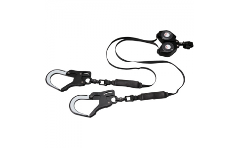 （株）基陽  WLJTP02-K  ＫＨ　ランヤードリコア　剣自在ツイン　ブラック